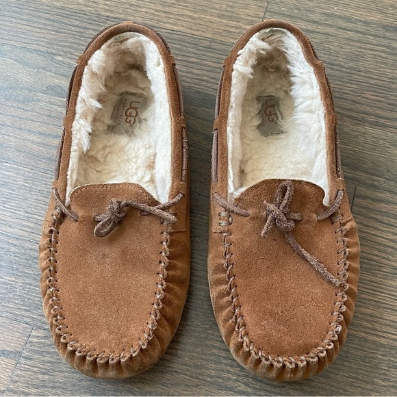 UGG® Olsen men’s suede leather slippers size 5 genuine sheepskin main image 5